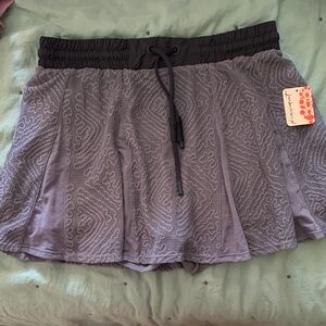 NWT Free People FP Movement Lace Overlay Shorts/skort